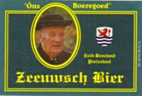 Buitenlandse bieren voor Nederlandse markt (etiket Nederlandse plaatsnaam), Zeeuwsch Bier