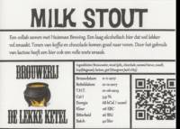 Amateurs, Milk Stout