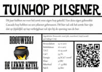 Amateurs, Tuinhop Pilsener
