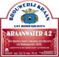 Brouwerij Kraan (Bodegraven), Kraanwater 4.2