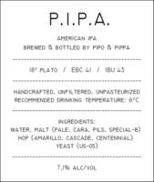 Amateurs, P.I.P.A. American IPA