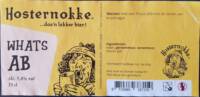 Stadsbrouwerij Middelburg , Hosternokke Whats AB Weizen