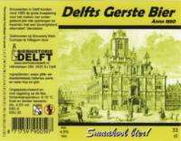 Bierhistorie Delft, Delfts Gerste Bier