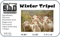 Amateurs, Winter Tripel