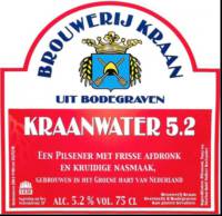 Brouwerij Kraan (Bodegraven), Kraanwater 5.2