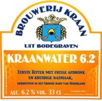 Brouwerij Kraan (Bodegraven), Kraanwater 6.2