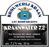 Brouwerij Kraan (Bodegraven), Kraanwater 7.2