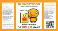 Bierbrouwerij De Volle Maat, Blonde Toon