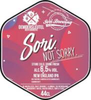 Brouwerij De Moersleutel, Sori, Not Sorry New England IPA