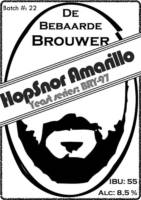 De Bebaarde Brouwer, Hopsnor Amarillo Yeast Series: BRY-97