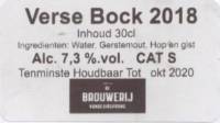 Brouwerij Van de Oirsprong, Verse Bock 2018