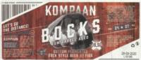Kompaan Dutch Craft Beer Company, Bocks Rum Barrel Aged Kompaan Dutch Craft Beer Company, Bocks Rum Barrel Aged