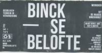 Kompaan Dutch Craft Beer Company, Binckse Belofte Werkbier Kompaan Dutch Craft Beer Company, Binckse Belofte Werkbier