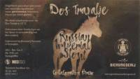 Goede Kant van het Spoor, Dos Travalje Russian Imperial Stout