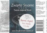 Berghoeve Brouwerij, Zwarte Snorre Twents Imperial Stout