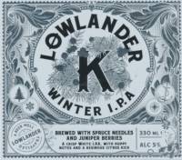 Lowlander Beer Co, Winter I.P.A K