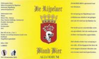 Microbrouwerij De Rijpelaer, Blond Bier Allodium 