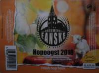 Brouwerij Eanske, Hopoogst 2018