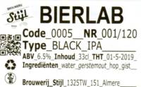 Brouwerij Stijl, Bierlab Black IPA