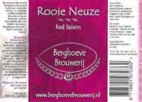 Berghoeve Brouwerij, Rooie Neuze Red Saison
