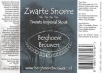 Berghoeve Brouwerij, Zwarte Snorre Twents Imperial Stout