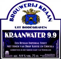 Brouwerij Kraan (Bodegraven), Kraanwater 9.9