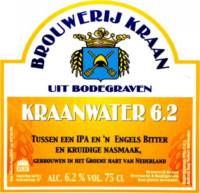 Brouwerij Kraan (Bodegraven), Kraanwater 6.2