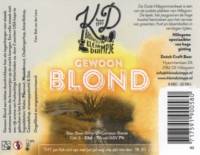 Brouwerij Klein Duimpje, Gewoon Blond