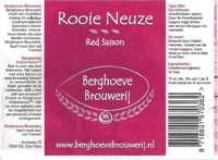 Berghoeve Brouwerij, Rooie Neuze Red Saison