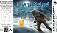 Amateurs, I Love You Snow Much Honey