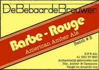 De Bebaarde Brouwer, Barbe-Rouge American Amer Ale