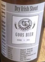 Amateurs, Goos Bier Dry Irish Stout