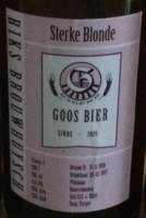 Amateurs, Goos Bier Sterke Blonde