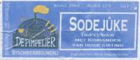 Stoombierbrouwerij De Pimpelier, Sodejûke
