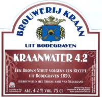 Brouwerij Kraan (Bodegraven), Kraanwater 4.2