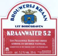 Brouwerij Kraan (Bodegraven), Kraanwater 5.2