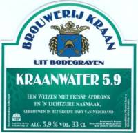 Brouwerij Kraan (Bodegraven), Kraanwater 5.9