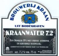 Brouwerij Kraan (Bodegraven), Kraanwater 7.2