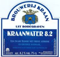 Brouwerij Kraan (Bodegraven), Kraanwater 8.2