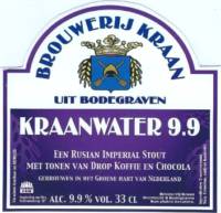 Brouwerij Kraan (Bodegraven), Kraanwater 9.9