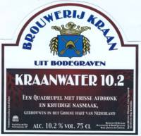 Brouwerij Kraan (Bodegraven), Kraanwater 10.2