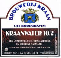 Brouwerij Kraan (Bodegraven), Kraanwater 10.2