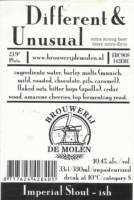 Brouwerij De Molen, Different & Unusual Imperial Stout-ish