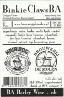 Brouwerij De Molen, Binkie Claws BA Barley Wine-ish