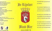 Microbrouwerij De Rijpelaer, Blond Bier Allodium 