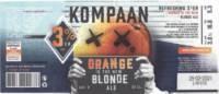 Kompaan Dutch Craft Beer Company, Orange Is The New Blonde Ale