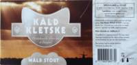 Bierbrouwerij De Hoge Stins, Kâld Kletske Wâld Stout