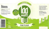 100 Watt Brewery, Fine Fleur Session IPA