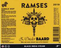 RamsesBier, Z'Onder Baard 2019 Black India Steam