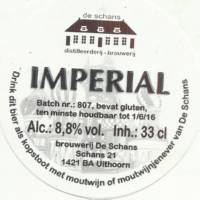 Bierbrouwerij De Schans, Imperial Bierbrouwerij De Schans, Imperial